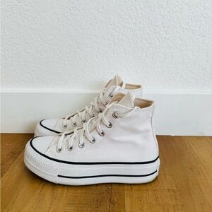Converse Platform White High-Top Sneakers